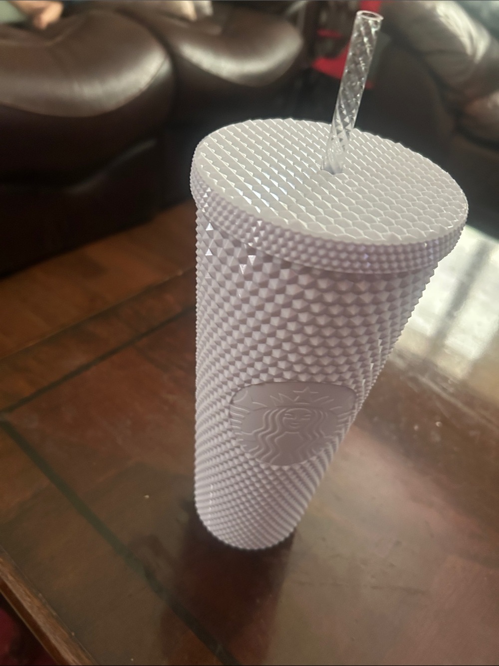 Starbucks Lavender Reusable Tumbler with Lid and Straw